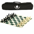 Jumbo Play Mat Plastic Tournament Chess Set